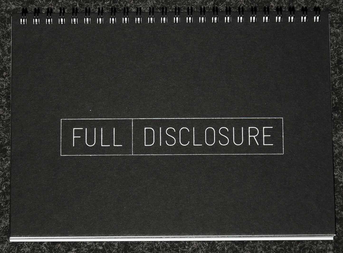 full disclosure